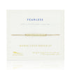 Lucky Feather - Morse Code Bar Bracelet - FEARLESS