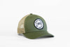 Squatchy - Ride Bikes Be Happy Hat | Cycling, MTB Trucker Hats | Great: Moss/Khaki