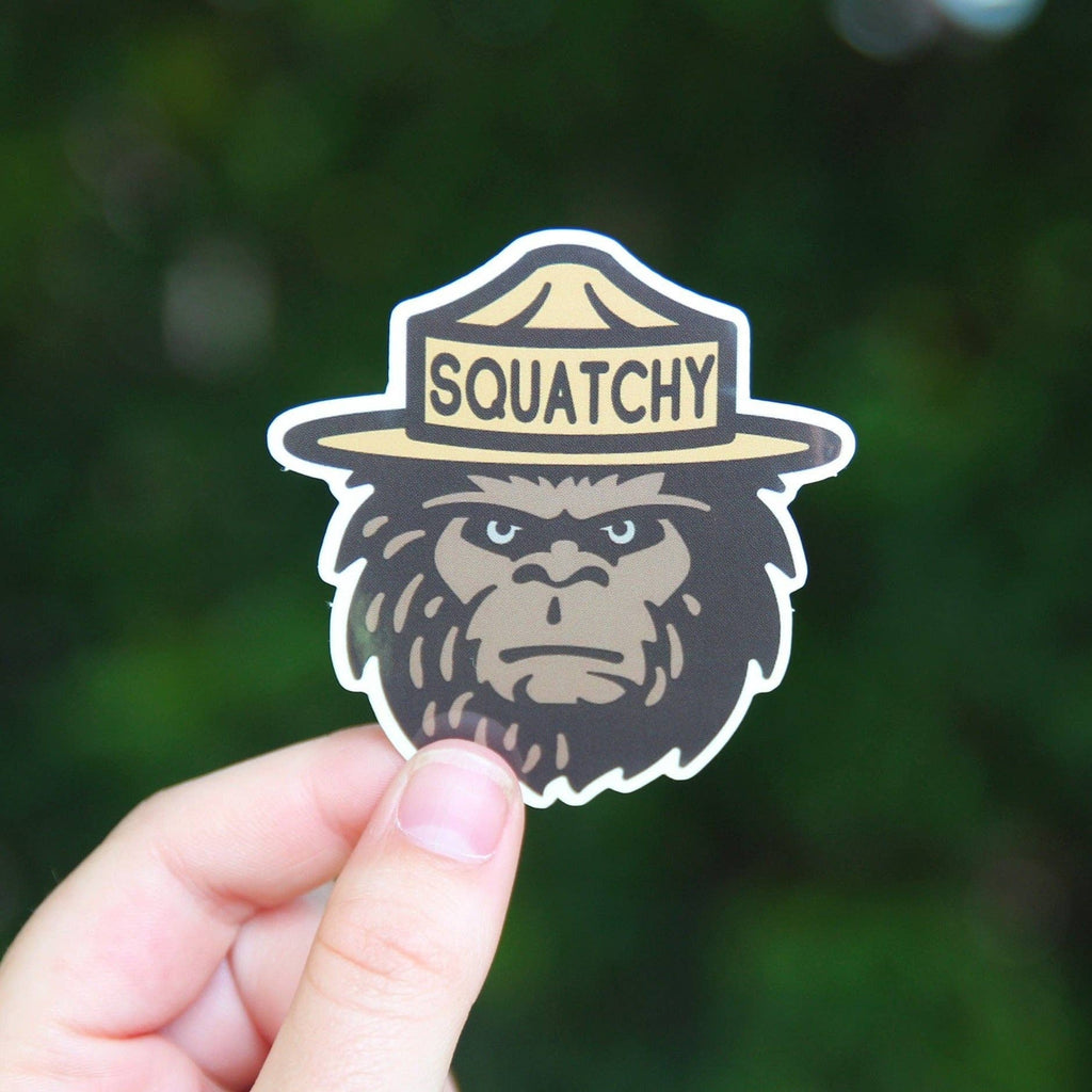 Squatchy - Squatchy Bigfoot Sticker