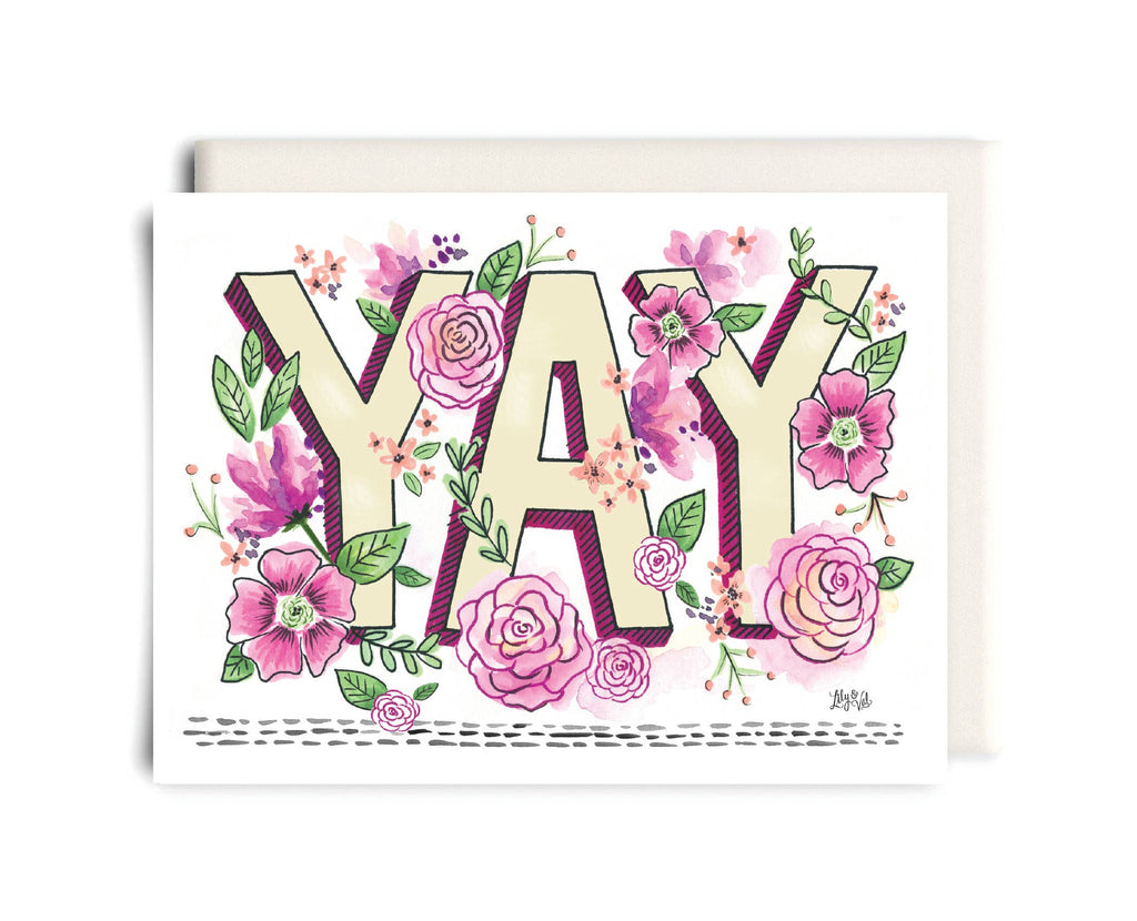 Inkwell Cards - Yay | Congratulations Greeting Card