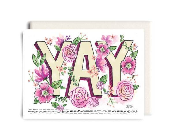 Inkwell Cards - Yay | Congratulations Greeting Card