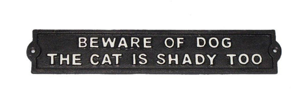 NACH - ~BEWARE OF Dog/Cat~ Plaque