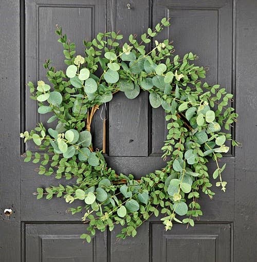 Impressive Enterprises, Inc. - 27390 - 24in Wreath-Mixed Eucalyptus-