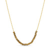Splendid Iris - Delicate Crystal Accented Necklace: Aqua