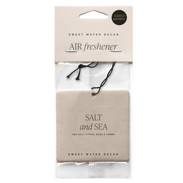 Sweet Water Decor - Salt & Sea Hanging Air Freshener - Home Decor & Gifts