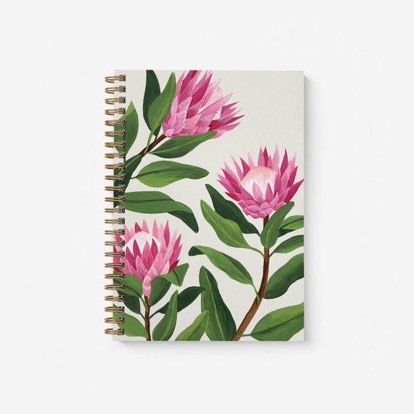 Paper Anchor Co. - King Protea Spiral Notebook | Mother's Day Gift