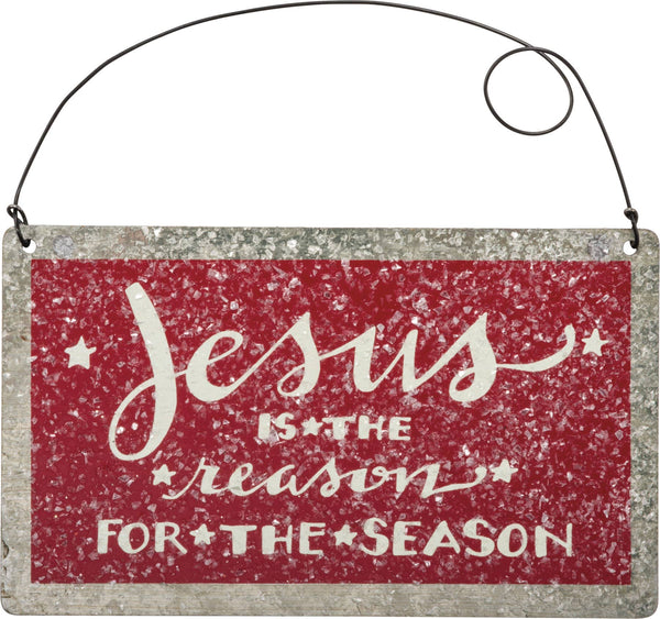 Primitives by Kathy - Jesus Reason Ornament
