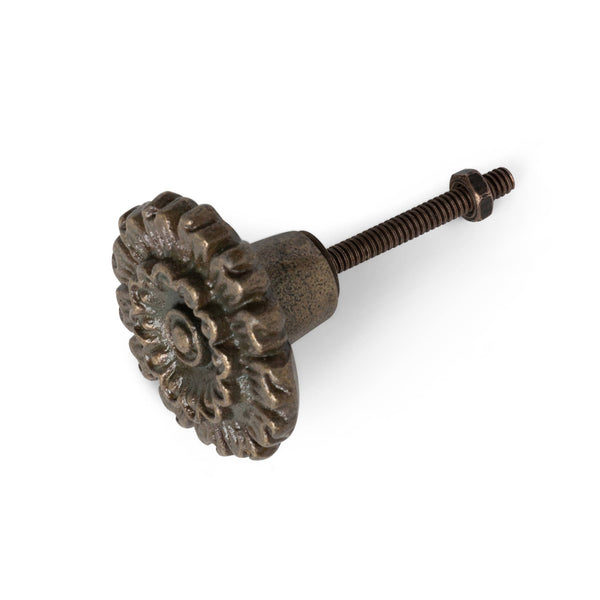 Park Hill Collection - Park Hill Collection Antique Brass Florette Knob