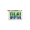 Rock Scissor Paper - Personalized City Small Zip Pouch - Supergraphics Name Drop: Cool (02)