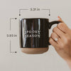 Sweet Water Decor - *NEW* Brown Leaves Stoneware Coffee Mug - Fall Decor & Gifts