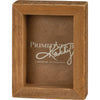Primitives by Kathy - Gather Drink & Get Stuffed Box Sign Mini