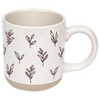 Sweet Water Decor - *NEW* Brown Leaves Stoneware Coffee Mug - Fall Decor & Gifts