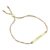 Lucky Feather - Morse Code Bar Bracelet - BESTIE