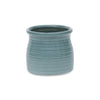 Cheungs Home Decor - Kifon Green Curved Ceramic Pot: Large