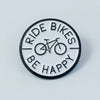 Squatchy - Enamel Pin, Ride Bikes Be Happy  | Collectible Lapel Pin