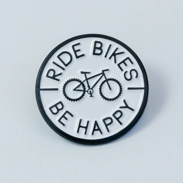 Squatchy - Enamel Pin, Ride Bikes Be Happy  | Collectible Lapel Pin