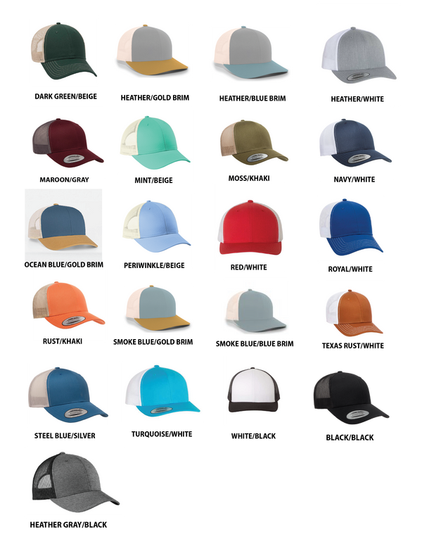 MT Brand Apparel - Simply BOLD Montana Leather Patch Hat - CUSTOMIZABLE