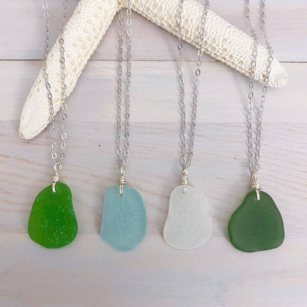 Lani Makana - Sea Glass Pendant Necklace