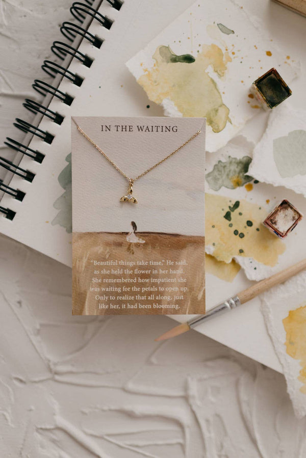 Dear Heart - In the Waiting | Christian Necklace | Gift | Psalm 145:13