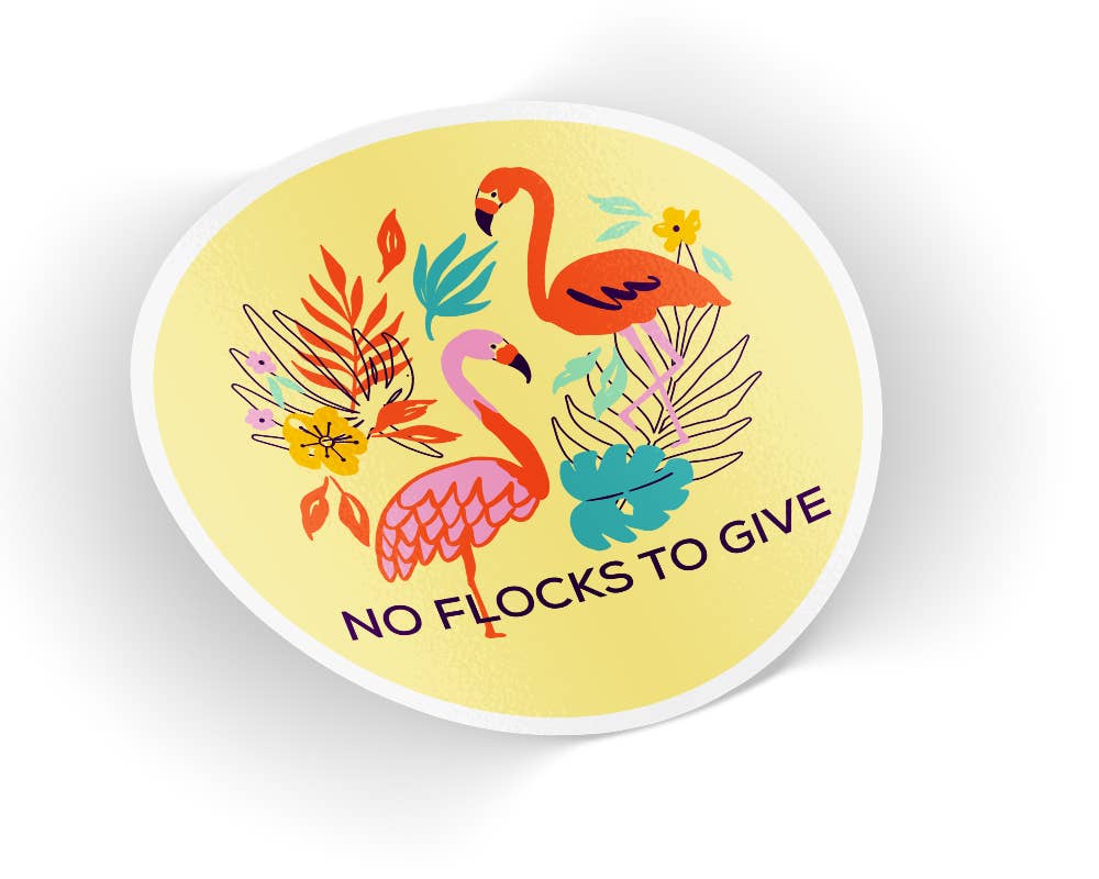 Quotable Life - No Flocks To Give Sticker