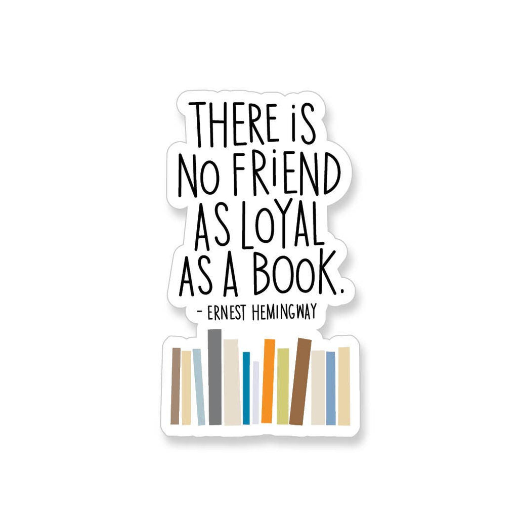 Apartment 2 Cards - Hemingway Loyal Book Vinyl Sticker
