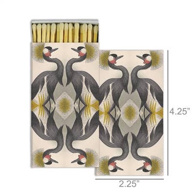 HomArt - Matches - Crested Cranes