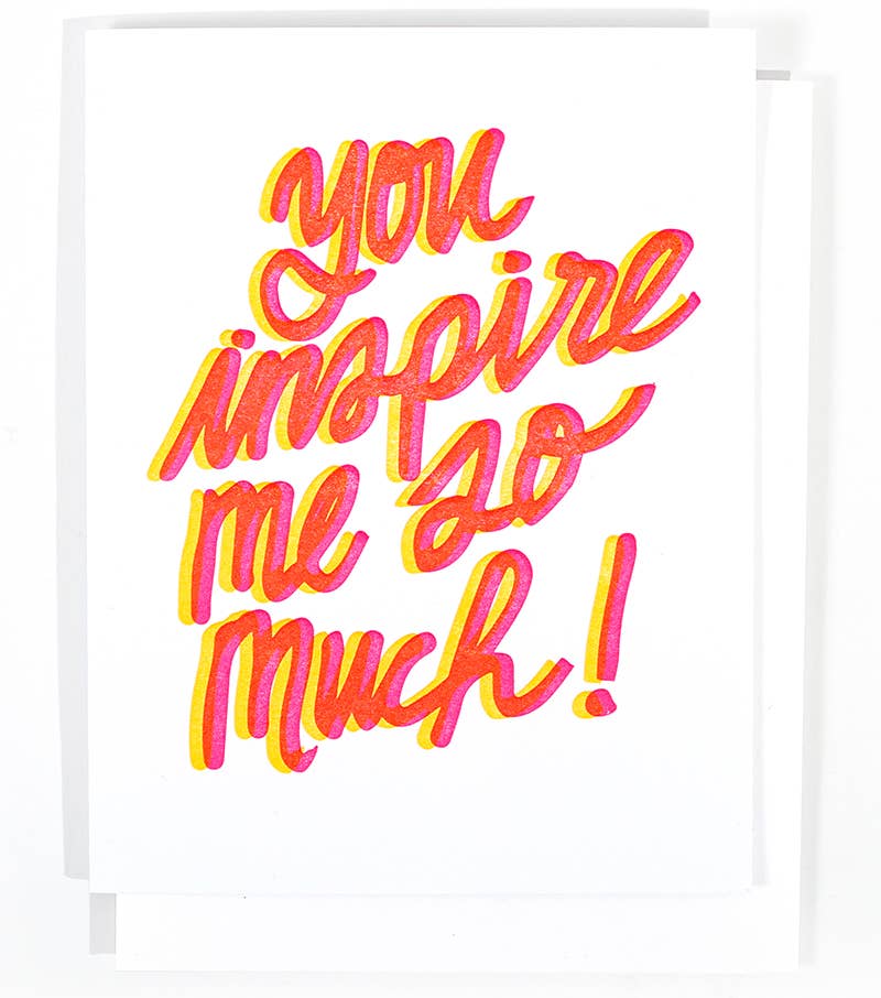 Thimblepress - You Inspire Me Single Card: A2