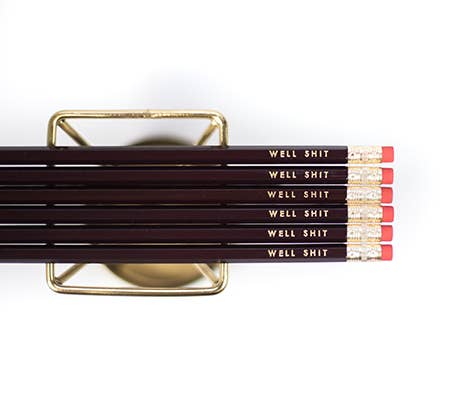 Tiramisu Paperie - Well Shit Pencils