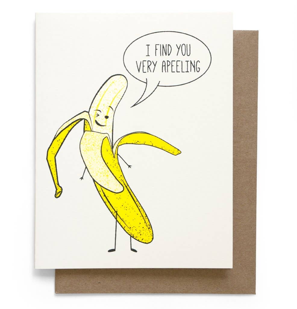 Smarty Pants Paper - Banana Greeting Card