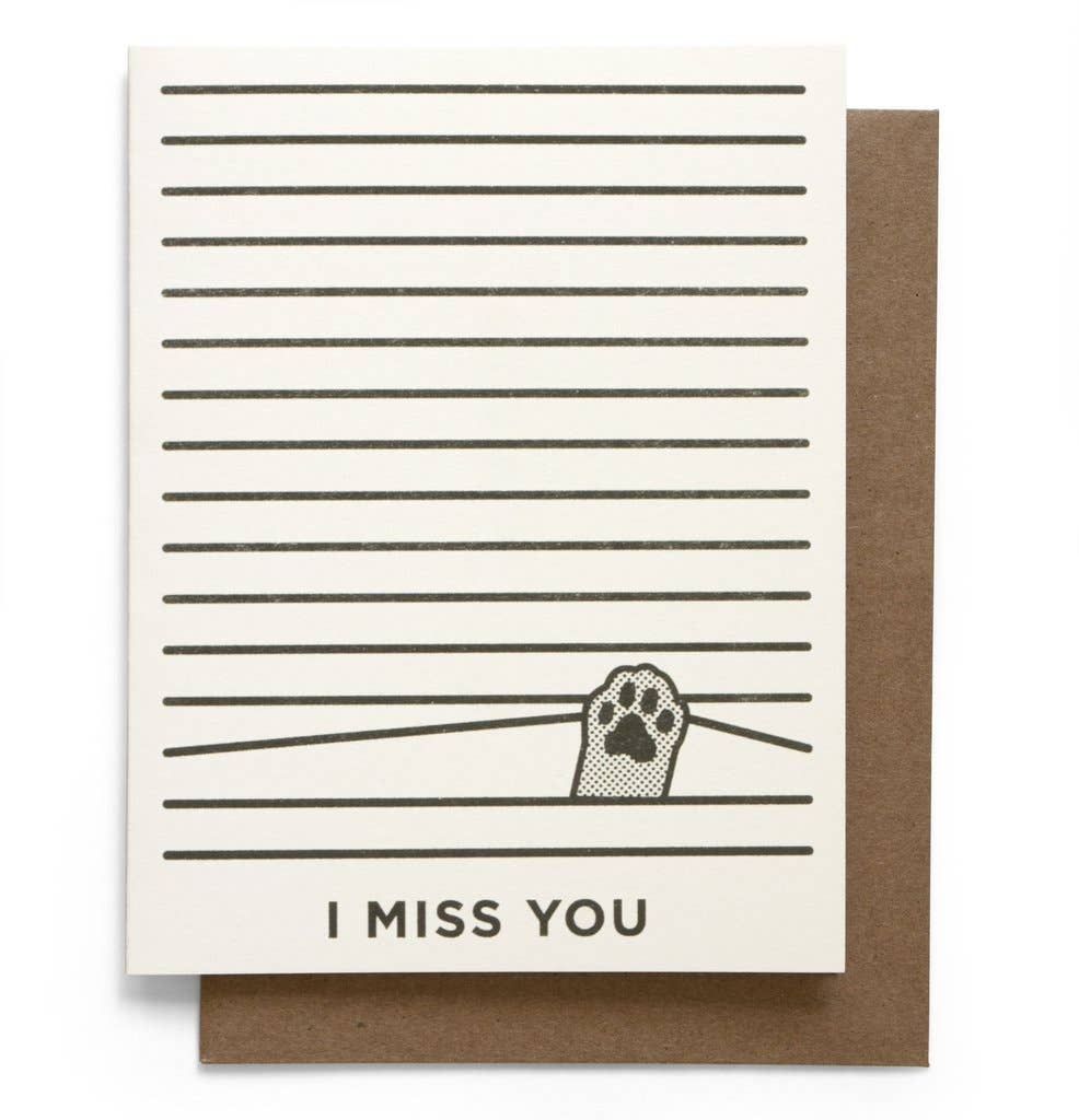 Smarty Pants Paper - I Miss You Greeting Card