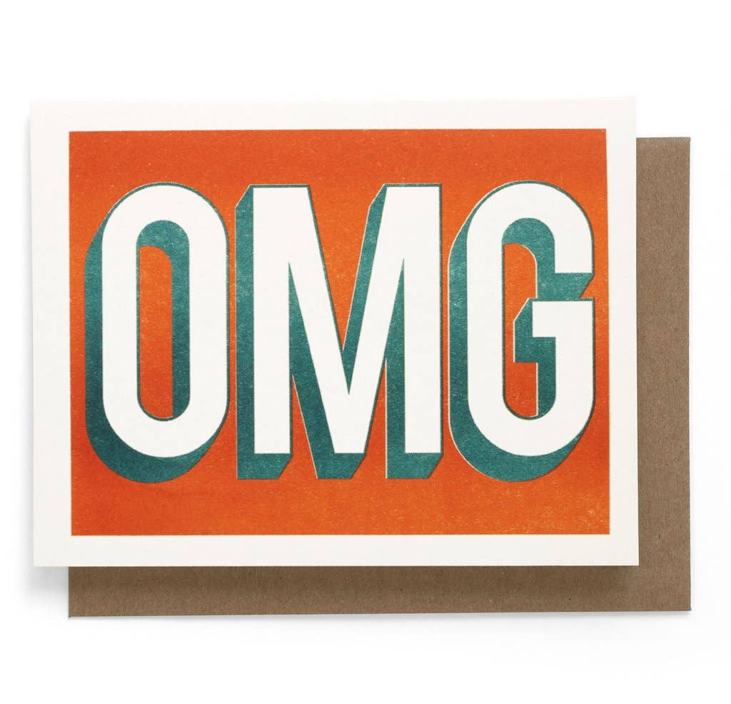 Smarty Pants Paper - OMG Greeting Card