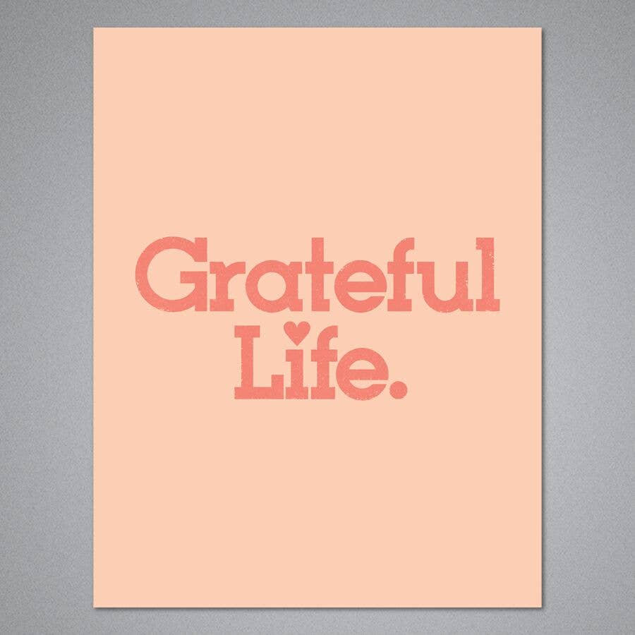 Breathless Paper Co. - Grateful Life Card