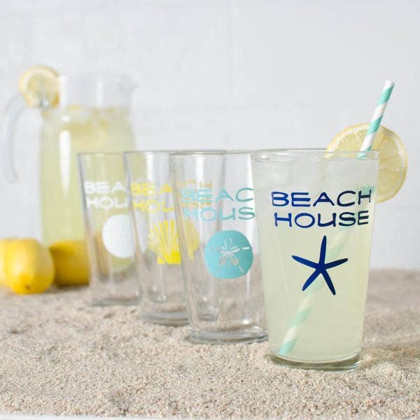 Vital Industries - Beach House Pint Glasses