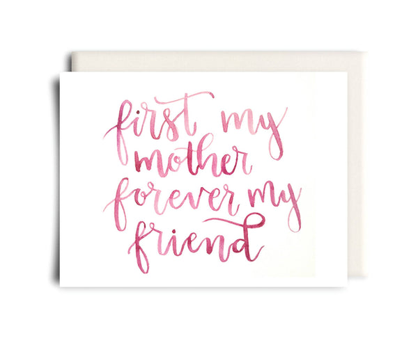 Inkwell Cards - Mother & Friend | Mother's Day Card