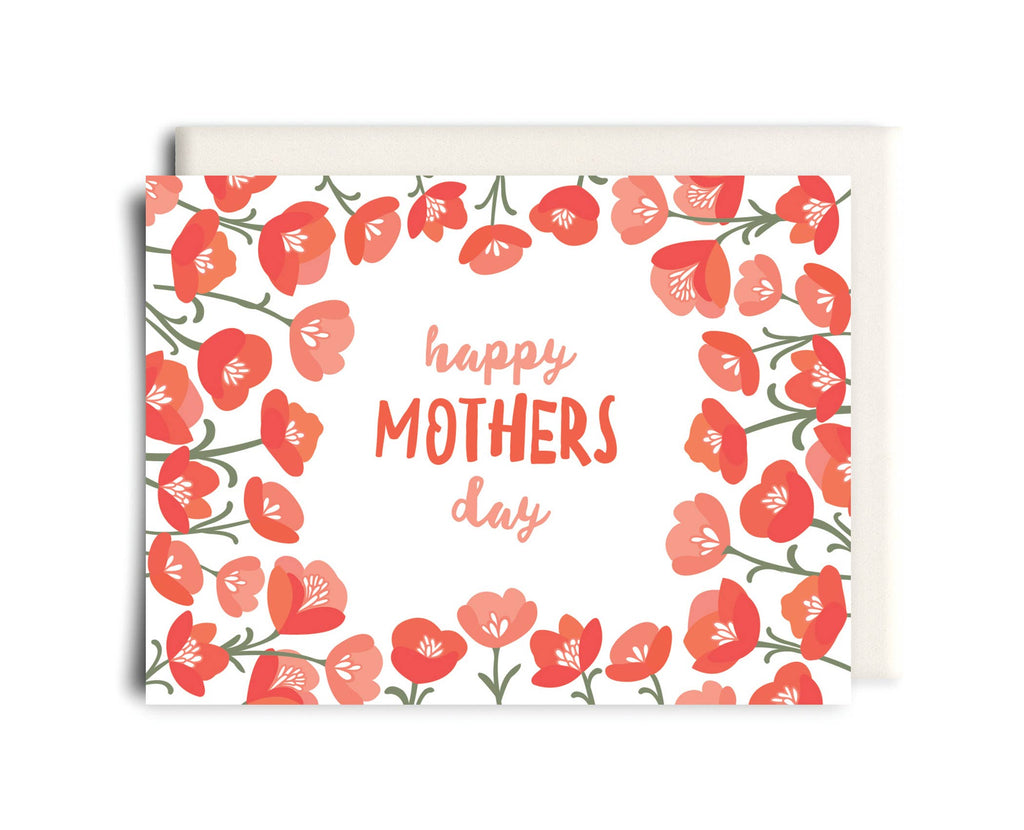Inkwell Cards - Mother's Day Poppies | Mother's Day Greeting Card