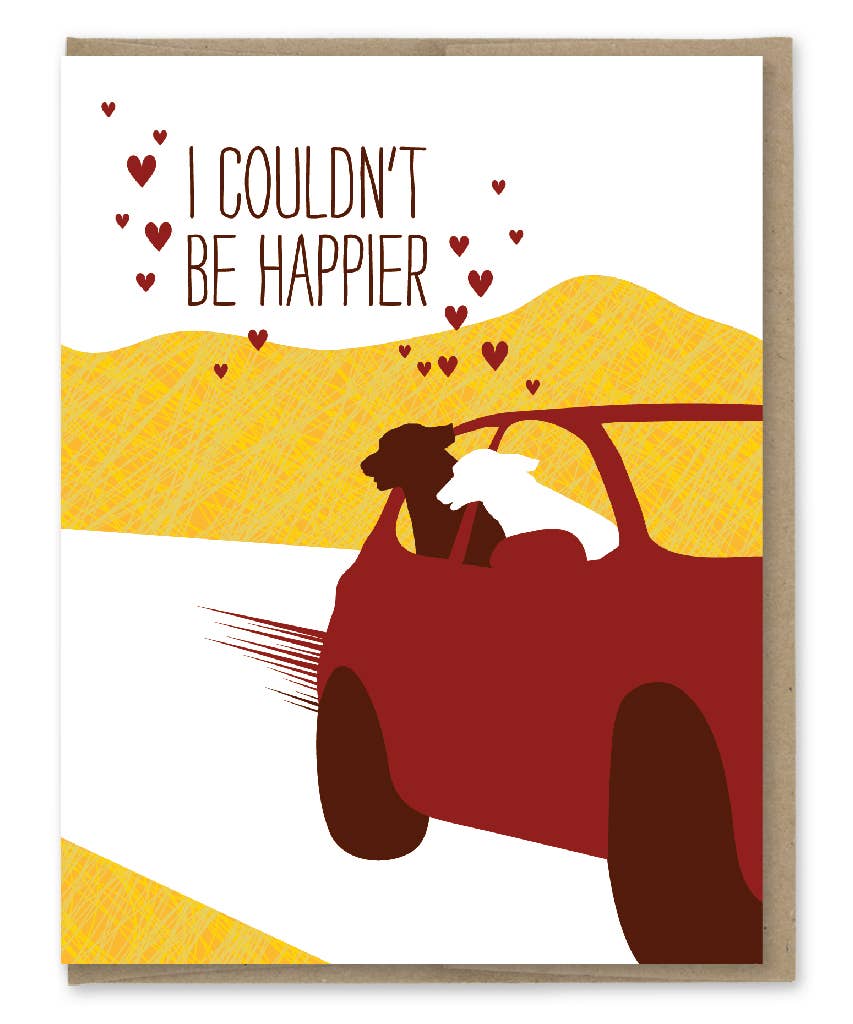 Modern Printed Matter - Valentine's Happy Dogs Card