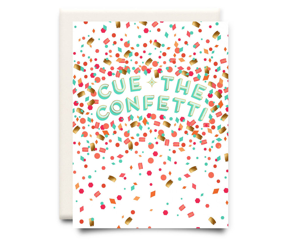 Inkwell Cards - Cue the Confetti | Birthday Greeting Card