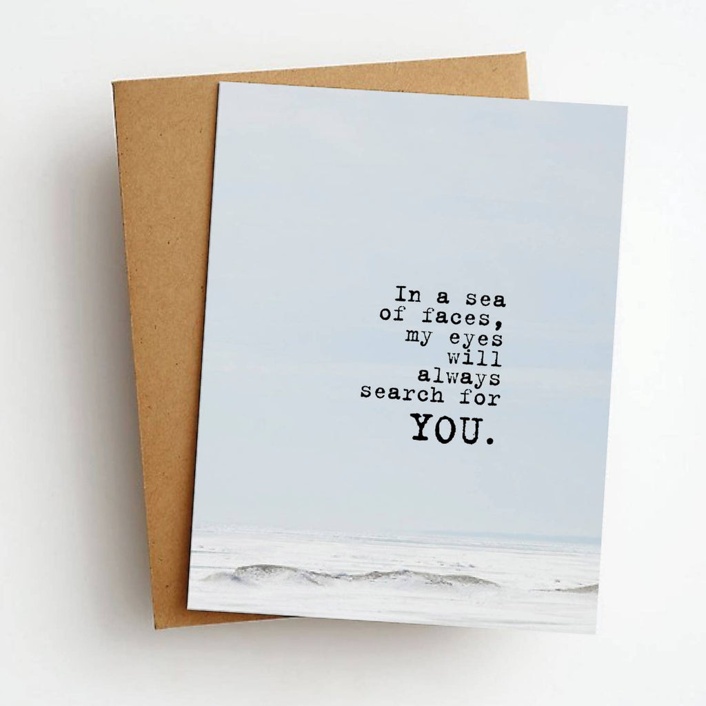 Skel & Co - Sea Of Faces Card