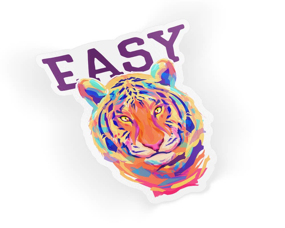 Quotable Life - Easy Tiger Sticker