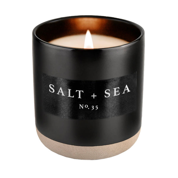 Sweet Water Decor - Salt and Sea 12 oz Soy Candle - Home Decor & Gifts