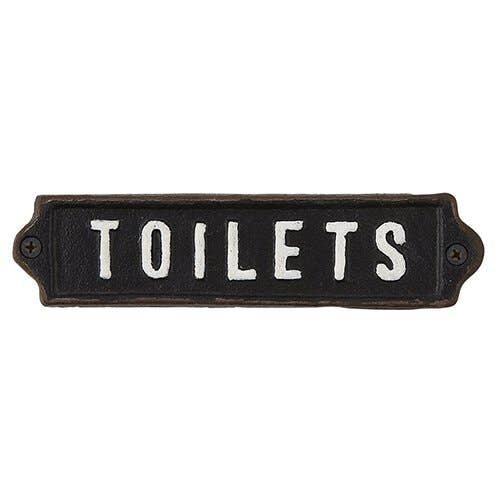 47th & Main (Creative Brands) - Toilets Iron Sign