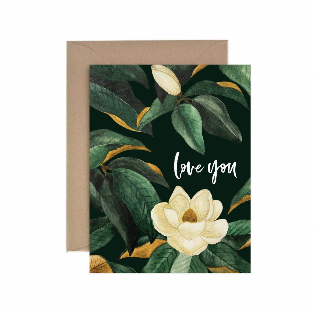 Paper Anchor Co. - Love You Magnolia Greeting Card