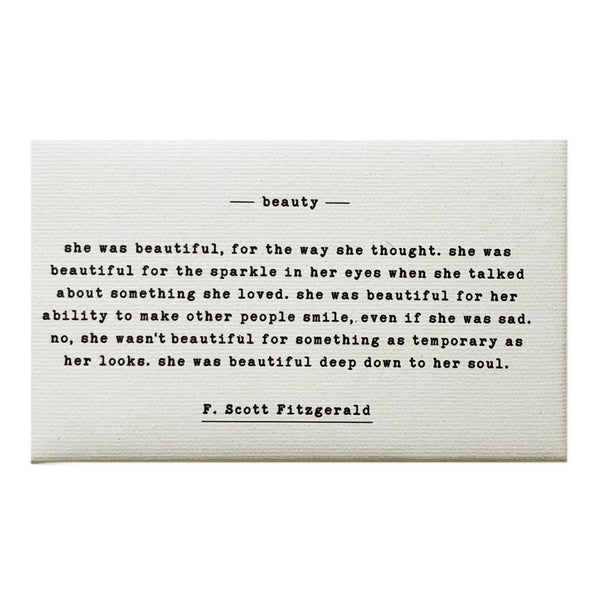 Petal Lane Home - Beauty - Fitzgerald Canvas Magnet