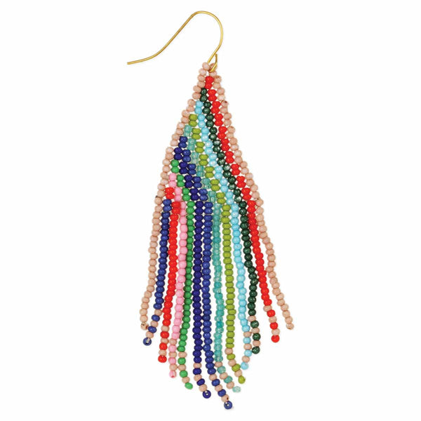 ZAD - Retro Stripes Seed Bead Earrings