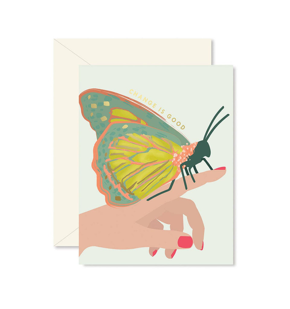Butterfly Change is Good Greeting Card