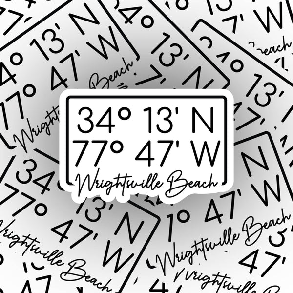 RatherBee - Custom Coordinates Sticker