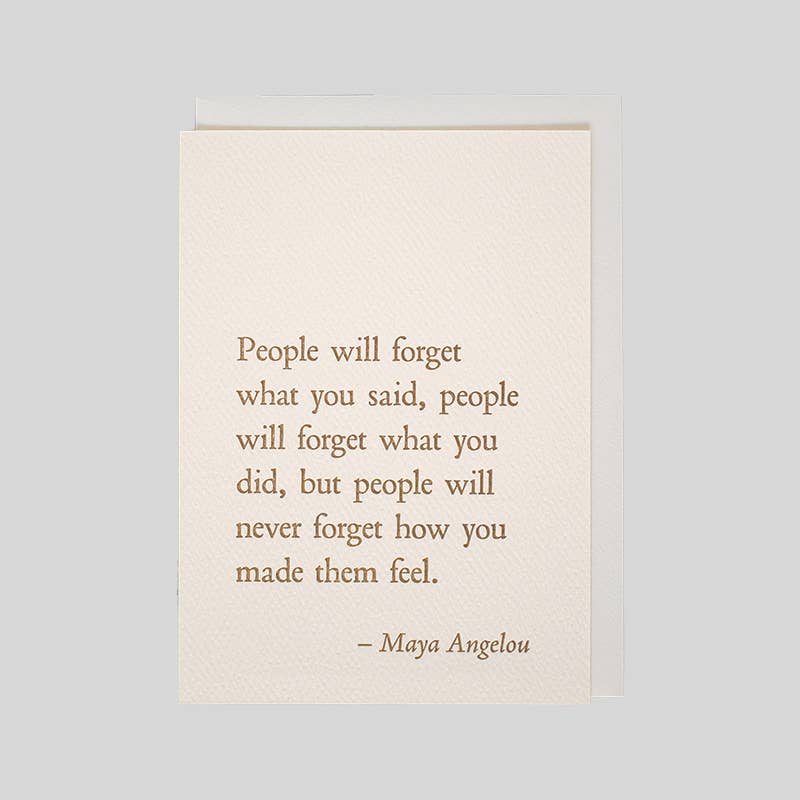 folio press & paperie - Maya Angelou - People