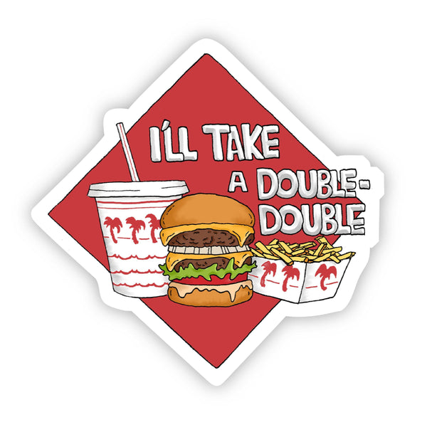 Big Moods - I'll Take a Double Double California Sticker