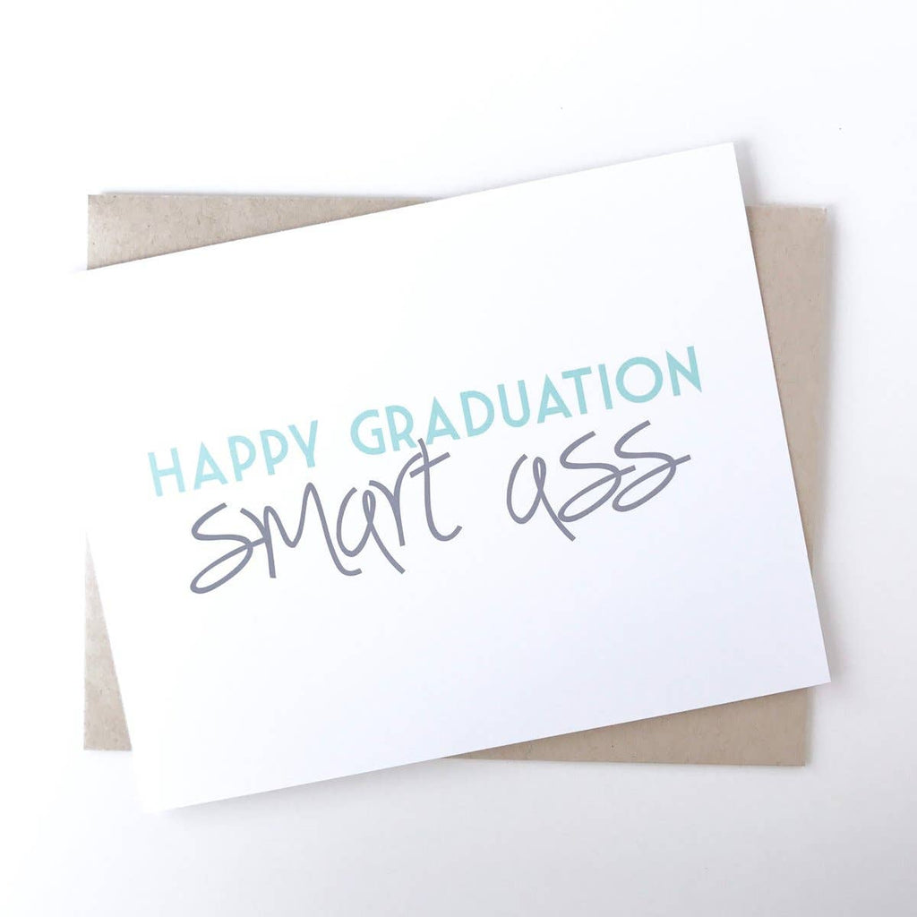 PAGEFIFTYFIVE - Smartass Graduation Card