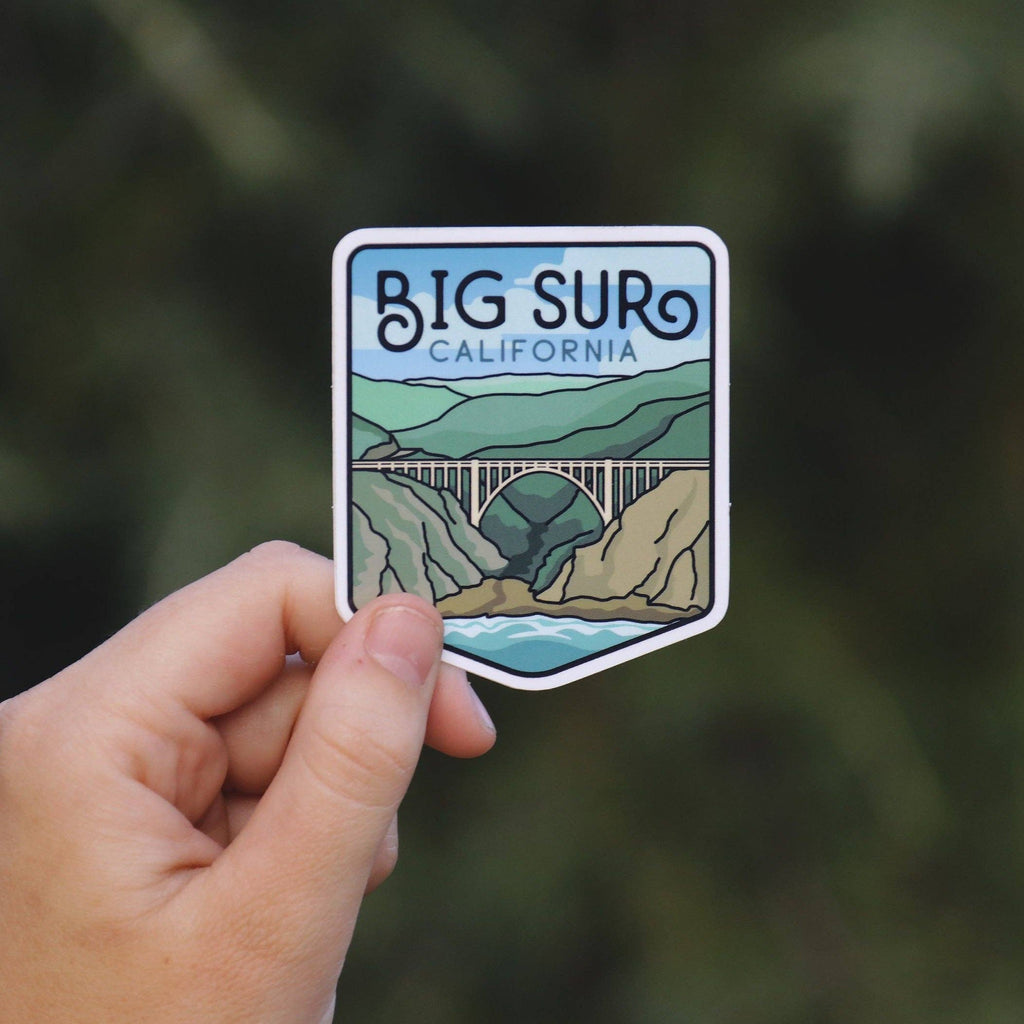 Squatchy - Big Sur California - Vinyl Sticker